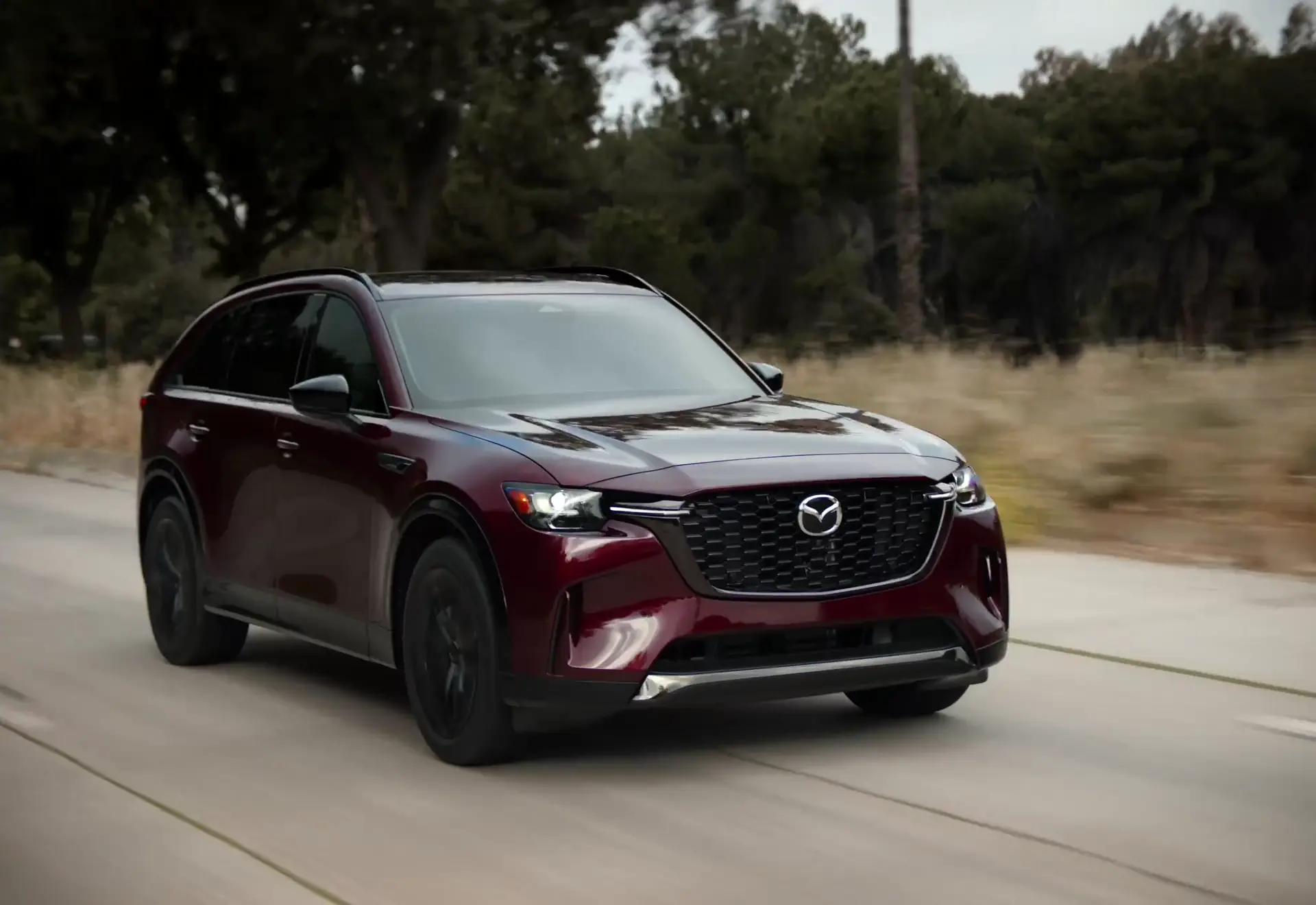 2027 Mazda CX-90 driving | Bill Marine Mazda in Springfield OH